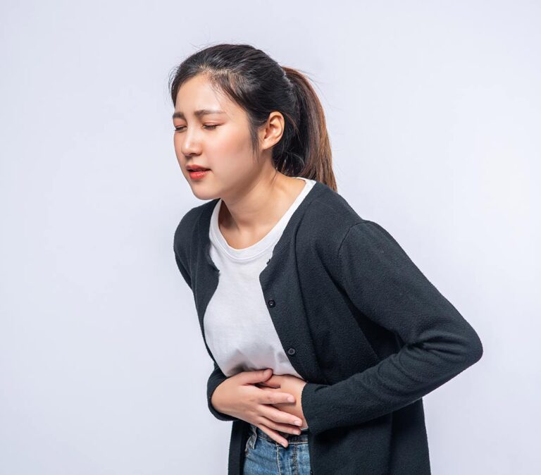 Woman in pain