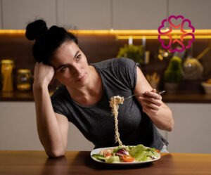 woman with eating disorder