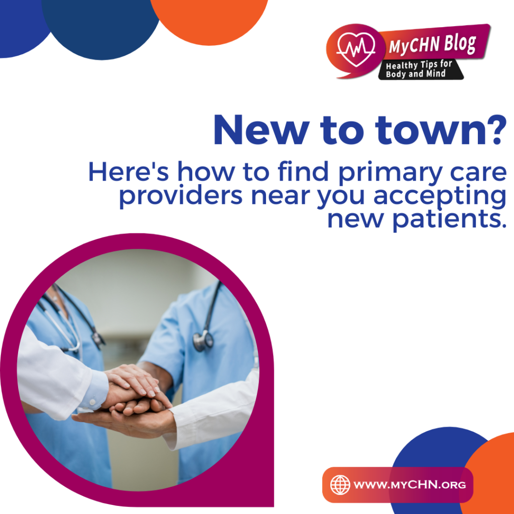 Find primary care provider near you