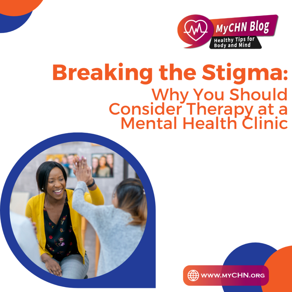 Considering therapy at a mental health clinic