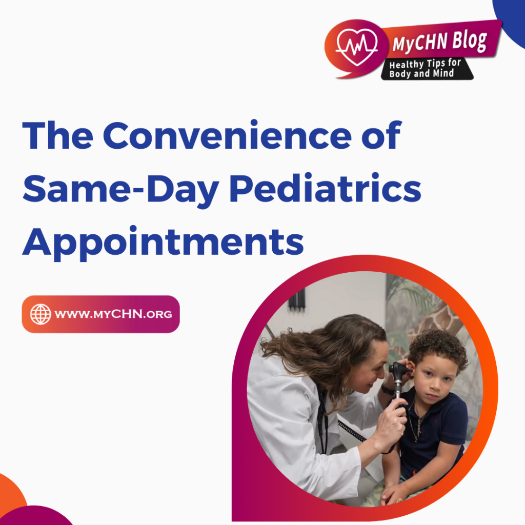 Convenient pediatric appointments
