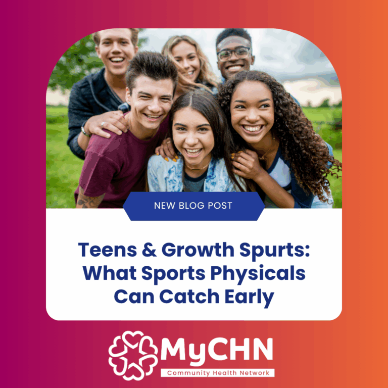 Teens running outdoors during a sports activity, illustrating teens and growth spurts and the importance of sports physicals for active youth